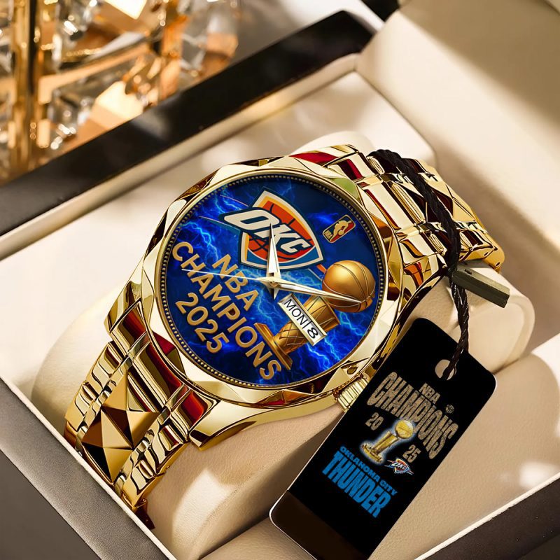 Oklahoma City Thunder Alloy Luxury Quartz Watch ALQ1059