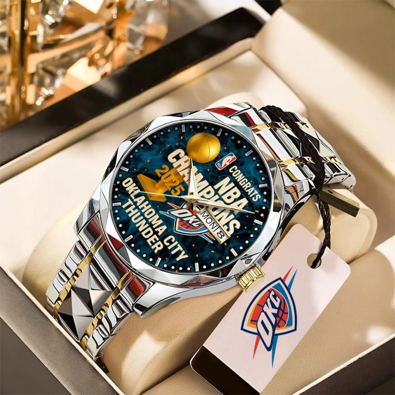 Oklahoma City Thunder Alloy Luxury Quartz Watch CLD1112