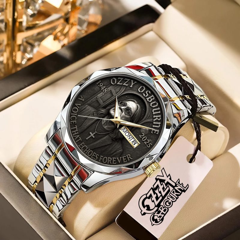 Ozzy Osbourne Rest in peace Alloy Luxury Quartz Watch OZO1008