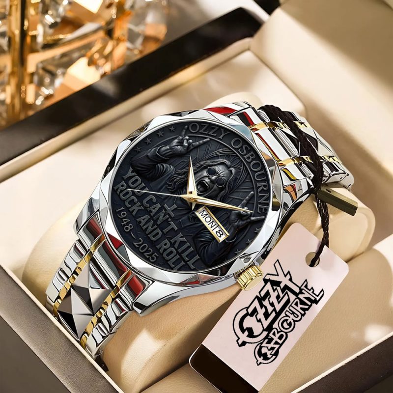 Ozzy Osbourne Rest in peace Alloy Luxury Quartz Watch OZO1017