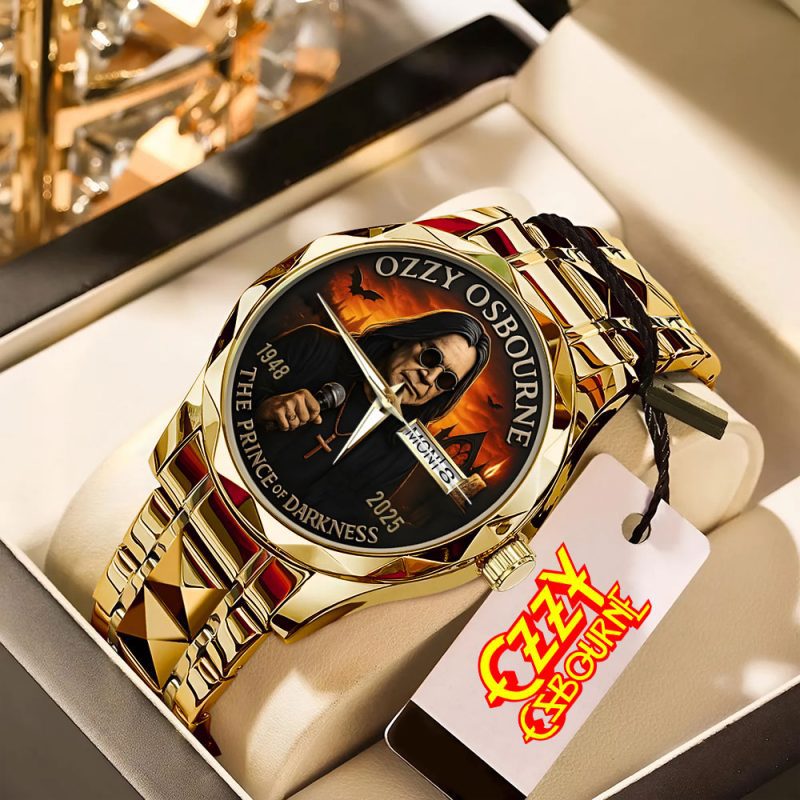Ozzy Osbourne Rest in peace Alloy Luxury Quartz Watch OZO1019