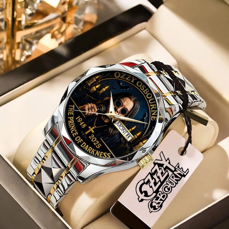 Ozzy Osbourne Rest in peace Alloy Luxury Quartz Watch OZO1022