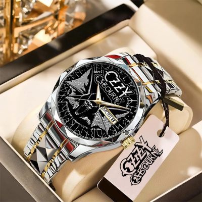 Ozzy Osbourne Rest in peace Alloy Luxury Quartz Watch OZO1034