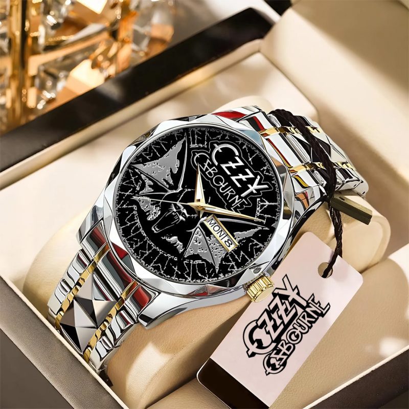 Ozzy Osbourne Rest in peace Alloy Luxury Quartz Watch OZO1034
