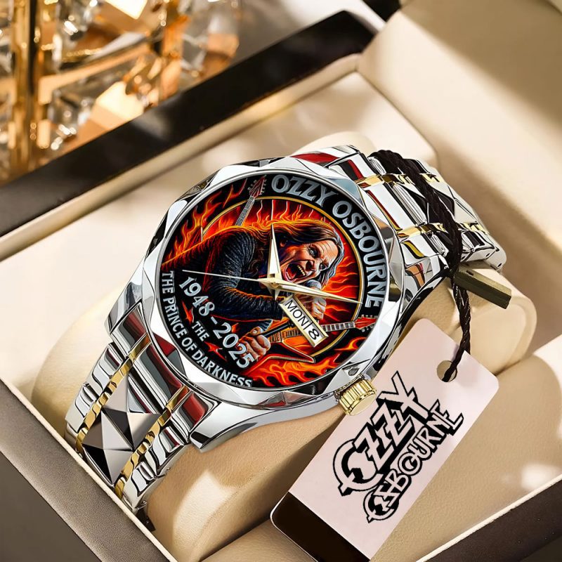 Ozzy Osbourne Rest in peace Alloy Luxury Quartz Watch OZO1044