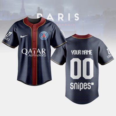 Paris Saint-Germain F.C. Personalized Baseball Jersey Gift For Fans JWB1092