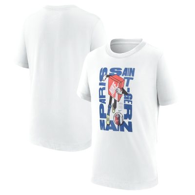 Paris Saint-Germain Nike  Boxy Character T-Shirt - White