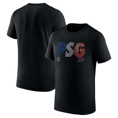 Paris Saint-Germain Nike Lights T-Shirt - Black