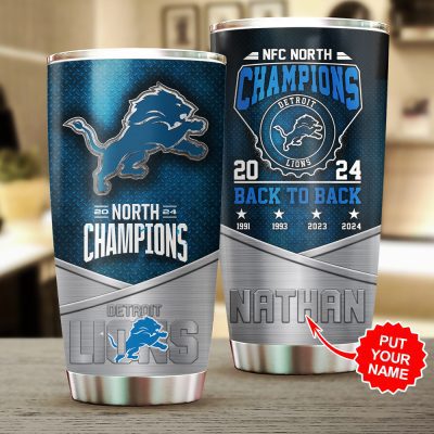 Personalized Detroit Lions Stainless Steel Tumblers 20oz/30oz TBC1372