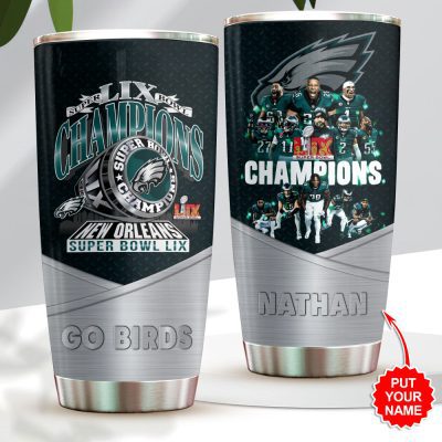 Personalized Philadelphia Eagles Stainless Steel Tumblers 20oz/30oz TBC1336