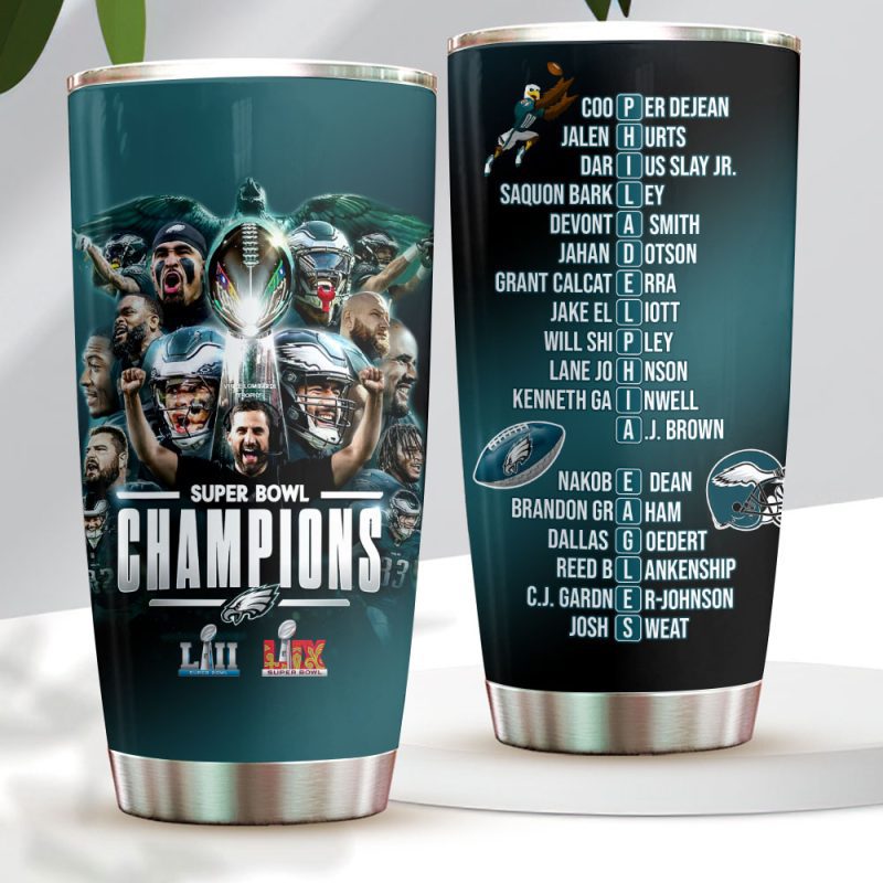 Philadelphia Eagles Stainless Steel Tumblers 20oz/30oz TBC1318