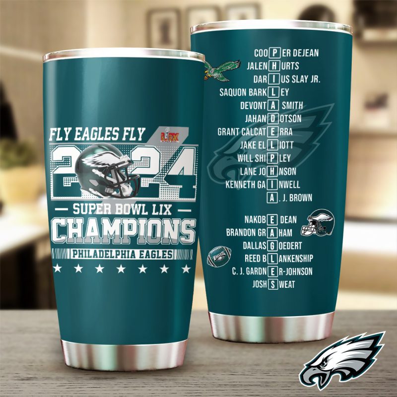 Philadelphia Eagles Stainless Steel Tumblers 20oz/30oz TBC1324