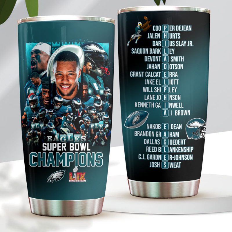 Philadelphia Eagles Stainless Steel Tumblers 20oz/30oz TBC1326