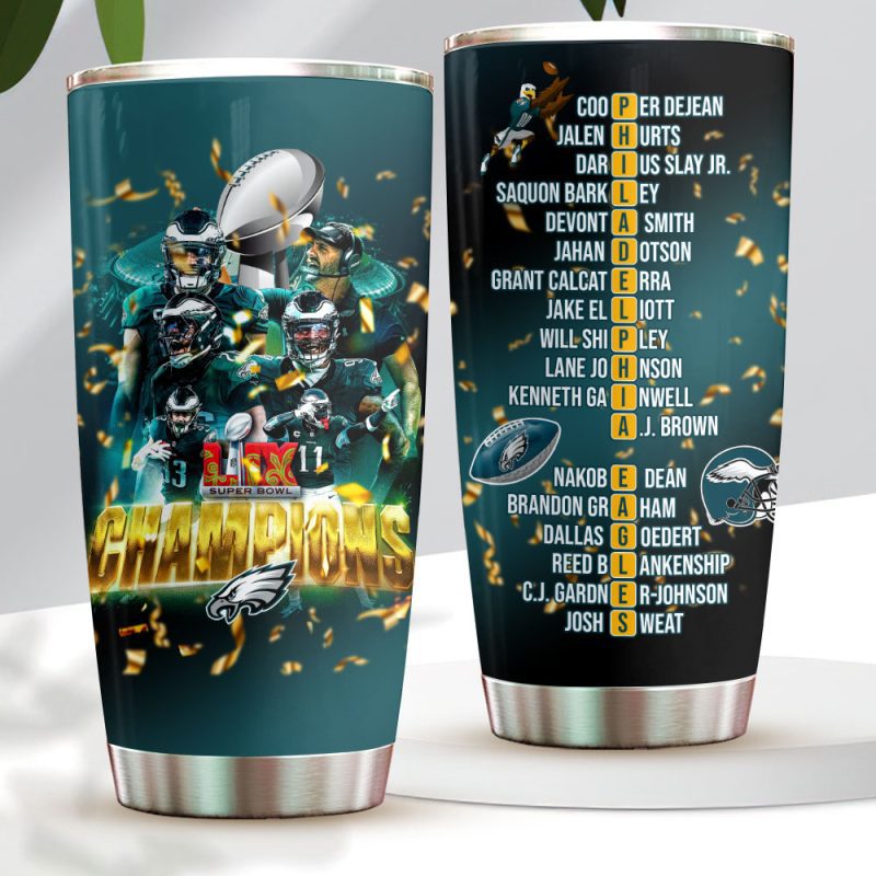 Philadelphia Eagles Stainless Steel Tumblers 20oz/30oz TBC1350