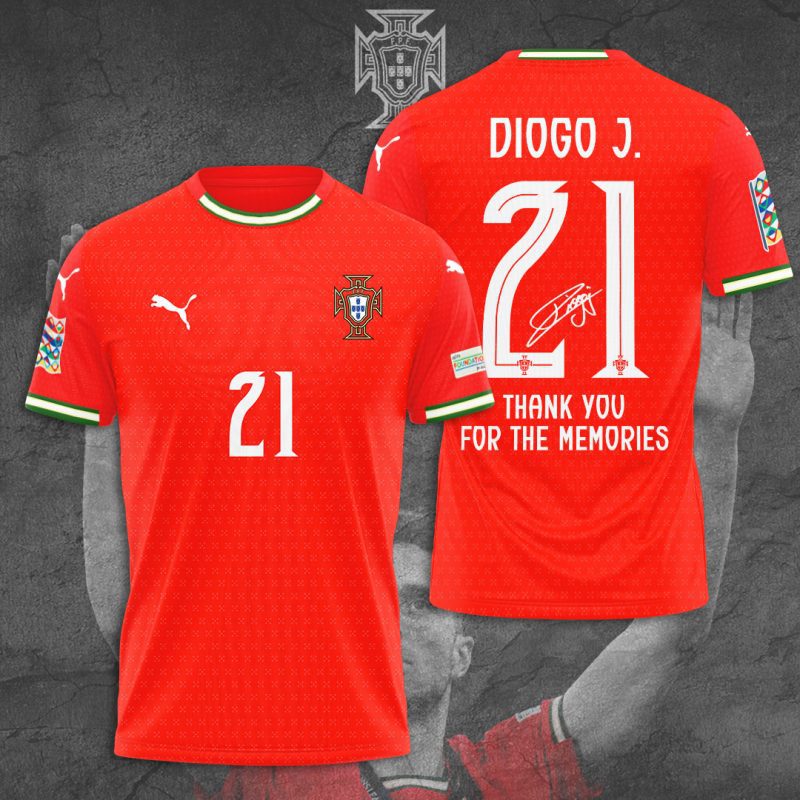 Portugal Pay Tribute x Diogo Jota  Rest in peace Unisex Performance T-Shirt JOTA2000