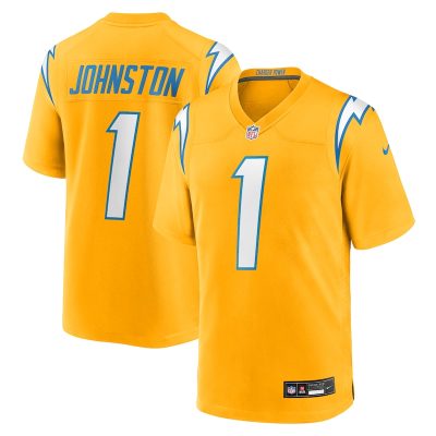 Quentin Johnston Los Angeles Chargers Alternate Charger Power Game Player Jersey - Gold