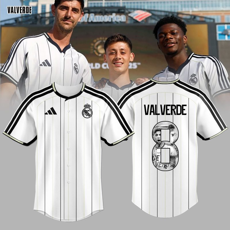 Real Madrid Baseball Limited Baseball Jersey - US Pack 2025 -Valverde