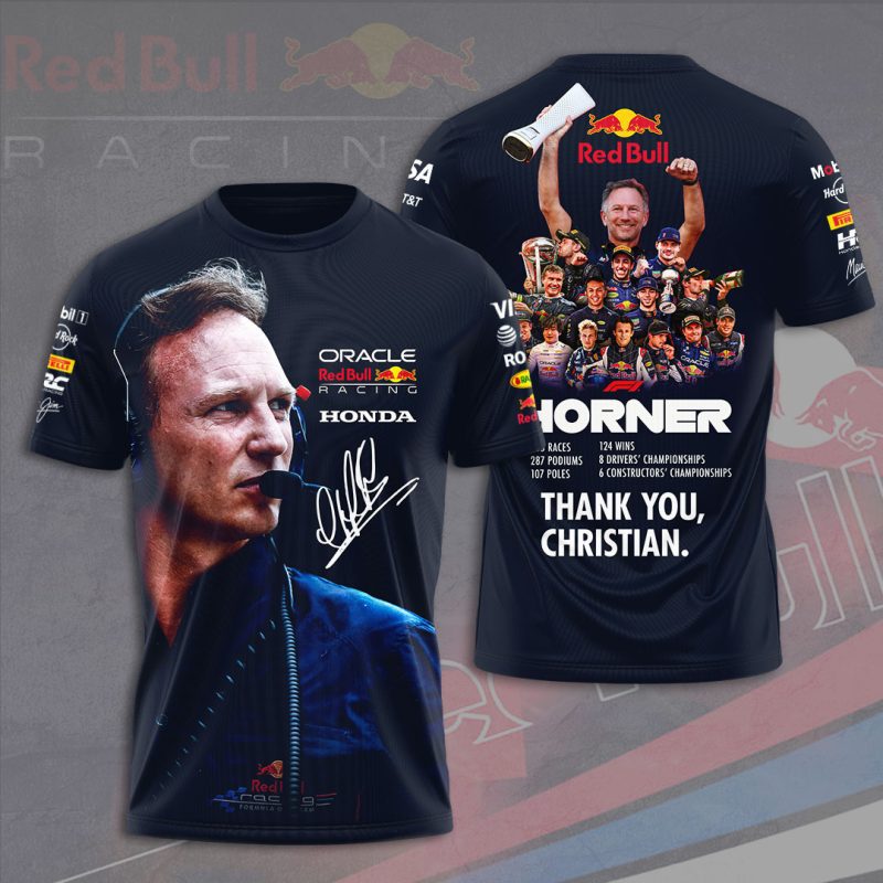 Red Bull Racing F1 x Christian Horner Unisex Performance T-Shirt CSF1015