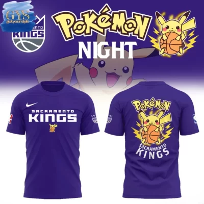 Sacramento Kings Pokemon Night 2025 Shirt