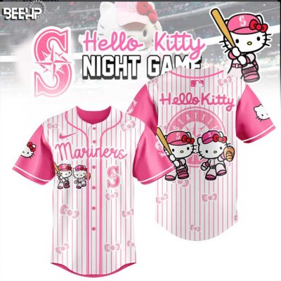 Seattle Mariners x Hello Kitty Night Game 2025 Limited Edition Baseball Jersey