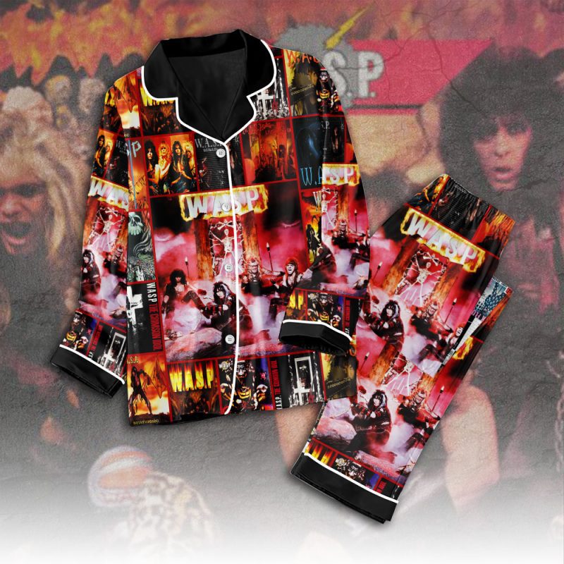W.A.S.P. Button Down Pajamas Set PMG1174