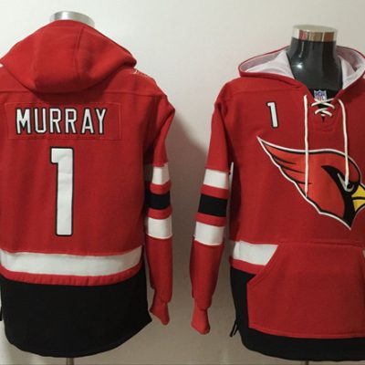 Arizona Cardinals #1 Kyler Murray Red Ageless Lace-Up Pullover Hoodie