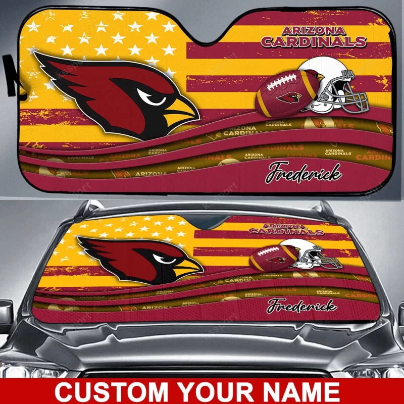 Arizona Cardinals Personalized Car Auto Windshield Sun Shade WSS1183