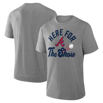 Atlanta Braves Nostalgia T-Shirt - Heather Gray
