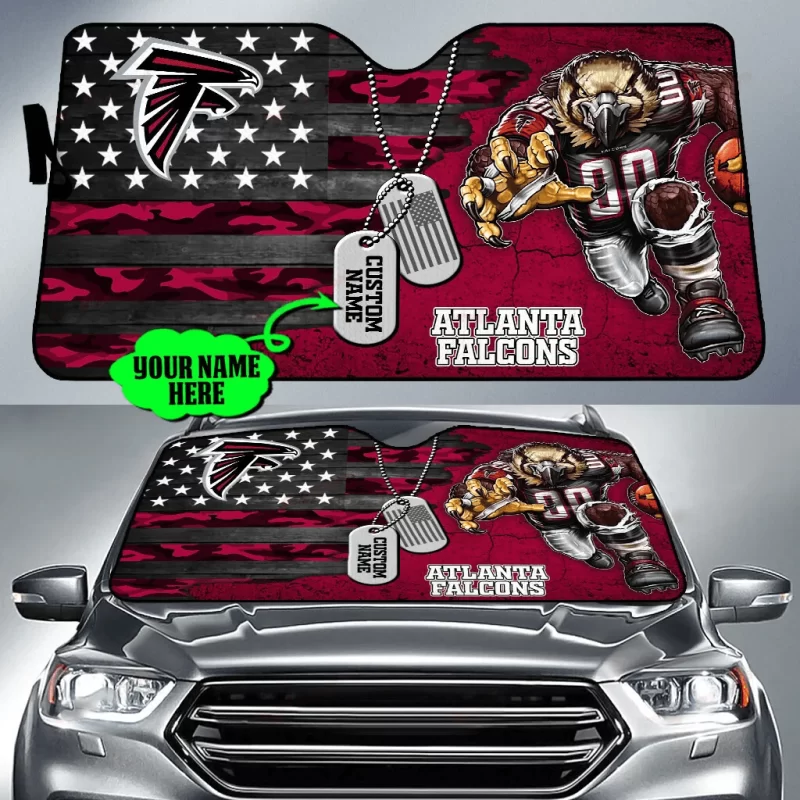 Atlanta Falcons Personalized Car Auto Windshield Sun Shade WSS1194