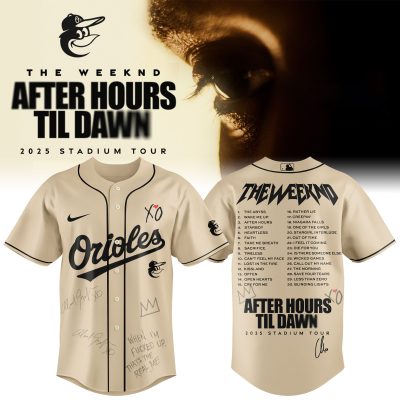 Baltimore Orioles MLB x The Weeknd After Hours Til Dawn Personalized Baseball Jersey For Fans