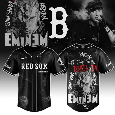 Boston Red Sox MLB x Eminem Stans' To Launch In Theatres Worldwide Personalized Baseball Jersey For Fans