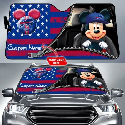 Buffalo Bills Personalized Car Auto Windshield Sun Shade WSS1012