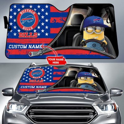 Buffalo Bills Personalized Car Auto Windshield Sun Shade WSS1013