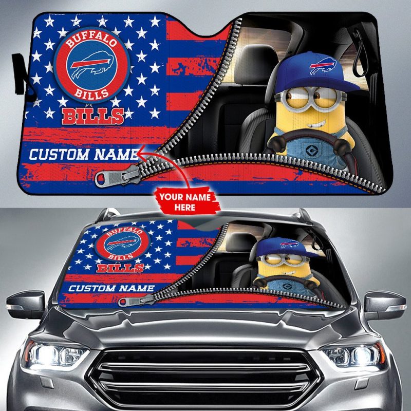 Buffalo Bills Personalized Car Auto Windshield Sun Shade WSS1013