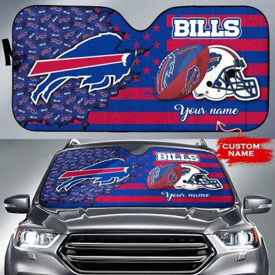 Buffalo Bills Personalized Car Auto Windshield Sun Shade WSS1039