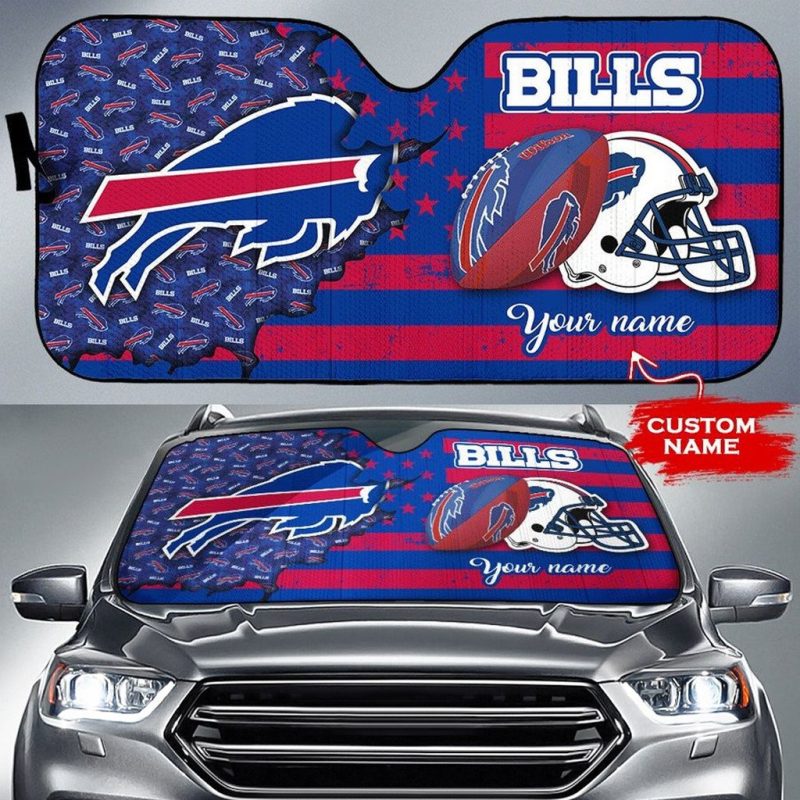 Buffalo Bills Personalized Car Auto Windshield Sun Shade WSS1039