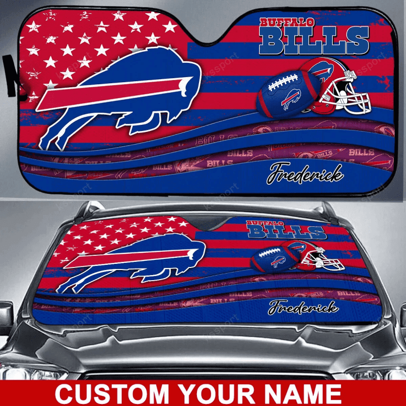 Buffalo Bills Personalized Car Auto Windshield Sun Shade WSS1278