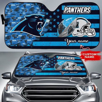 Carolina Panthers Personalized Car Auto Windshield Sun Shade WSS1045