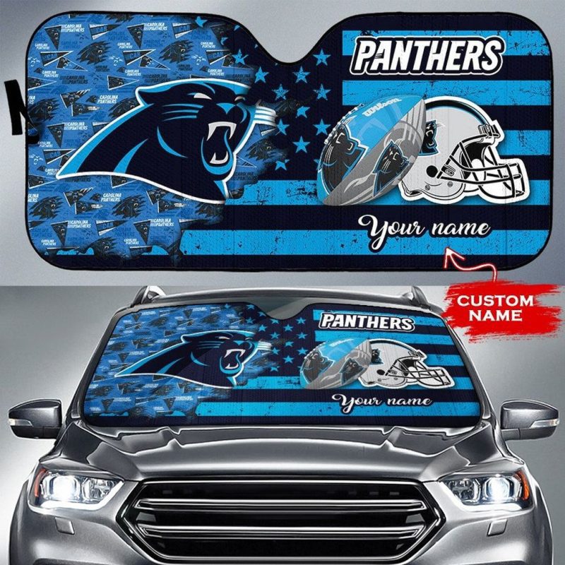 Carolina Panthers Personalized Car Auto Windshield Sun Shade WSS1045
