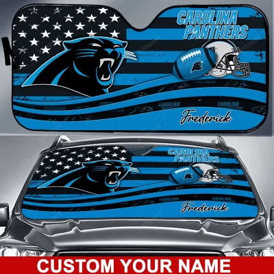 Carolina Panthers Personalized Car Auto Windshield Sun Shade WSS1193