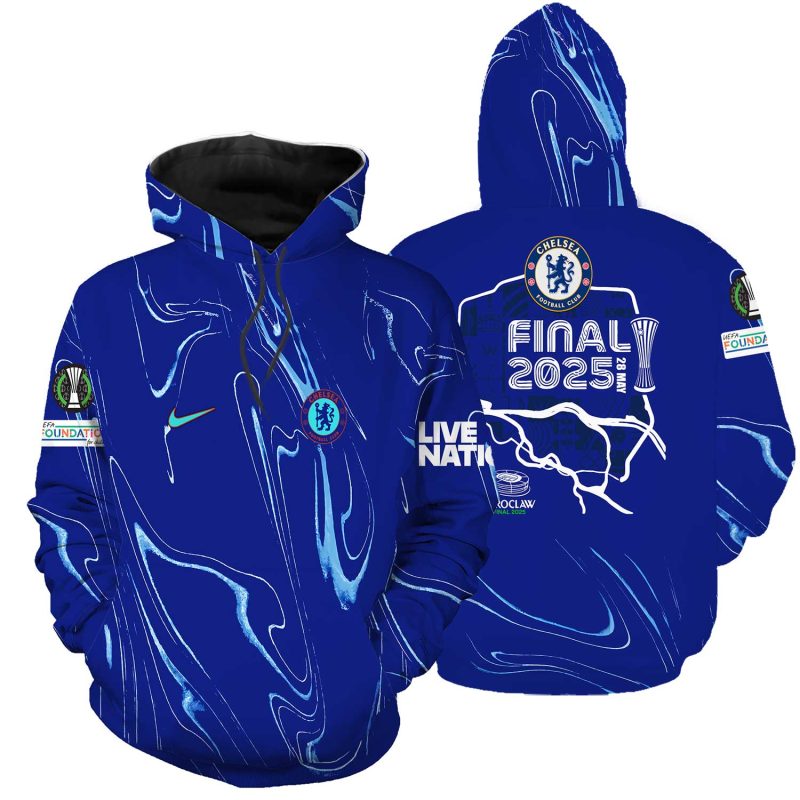 Chelsea FC Champion 2025 Unisex Performance Hoodie GNS1736