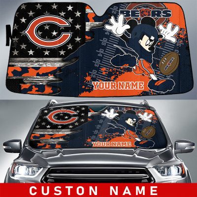 Chicago Bears Personalized Car Auto Windshield Sun Shade WSS1209