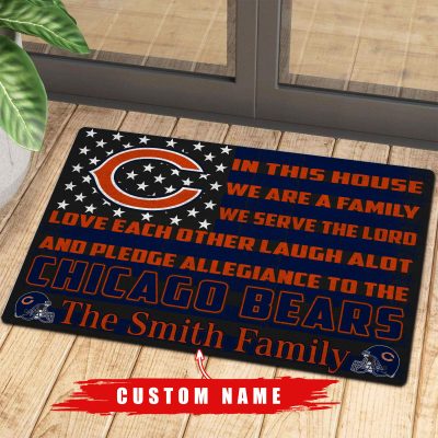Chicago Bears Personalized Doormat FLOORMAT1600