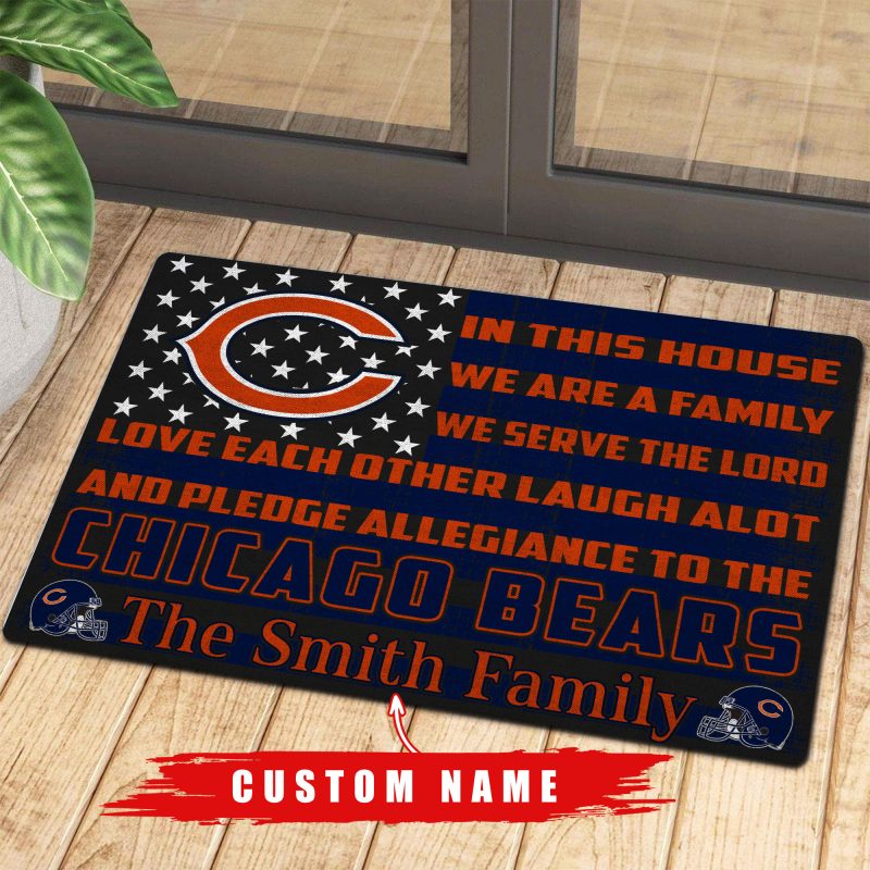 Chicago Bears Personalized Doormat FLOORMAT1600