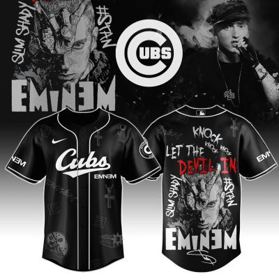 Chicago Cubs MLB x Eminem Stans' To Launch In Theatres Worldwide Personalized Baseball Jersey For Fans