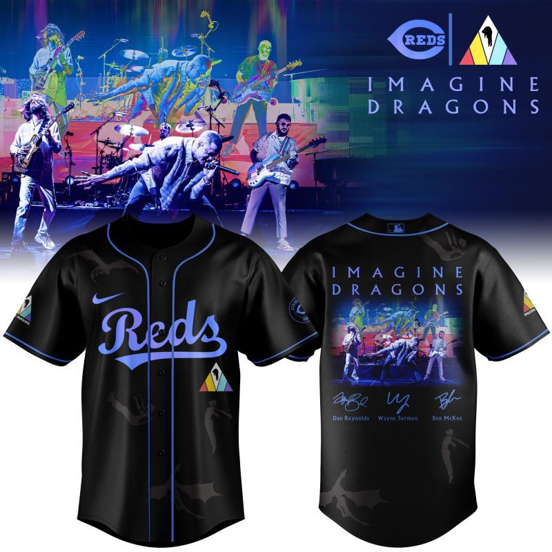 Chicago Cubs MLB x Imagine Dragons 17th Anniversary Tour Personalized Baseball Jersey For Fans