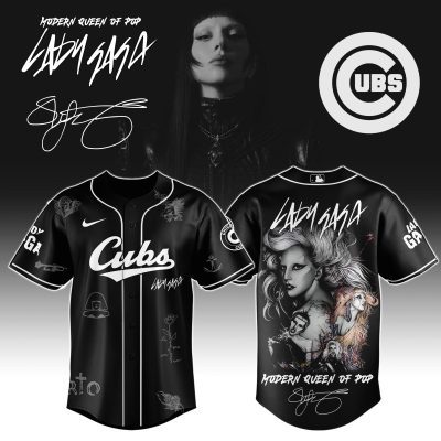 Chicago Cubs MLB x Lady Gaga The Mayhem Ball Tour Personalized Baseball Jersey For Fans