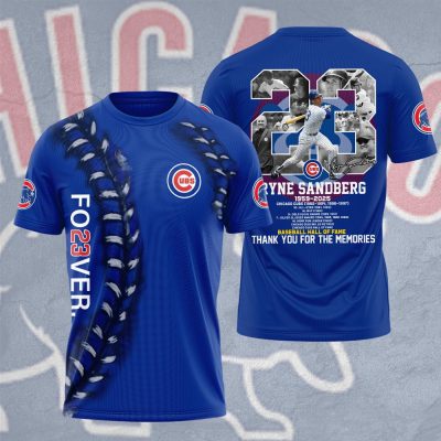 Chicago Cubs Ryne Sandberg Unisex Performance T-Shirt WIN1087