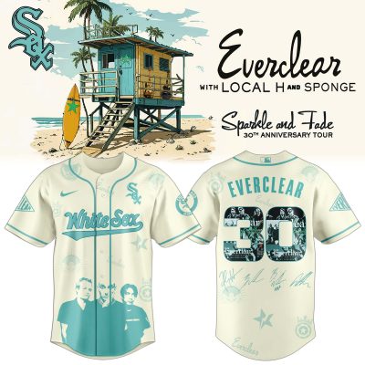 Chicago White Sox MLB x Everclear 30th Anniversary Tour Personalized Baseball Jersey For Fans