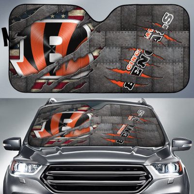 Cincinnati Bengals Car Auto Windshield Sun Shade WSS1132